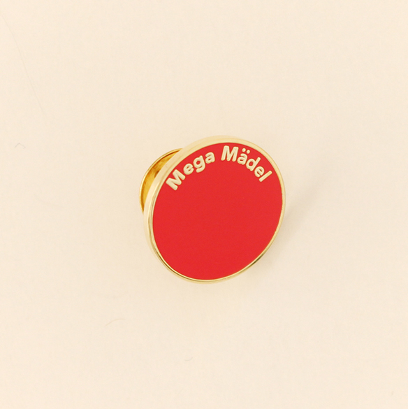 Mega Mädel Pin von stahlpink