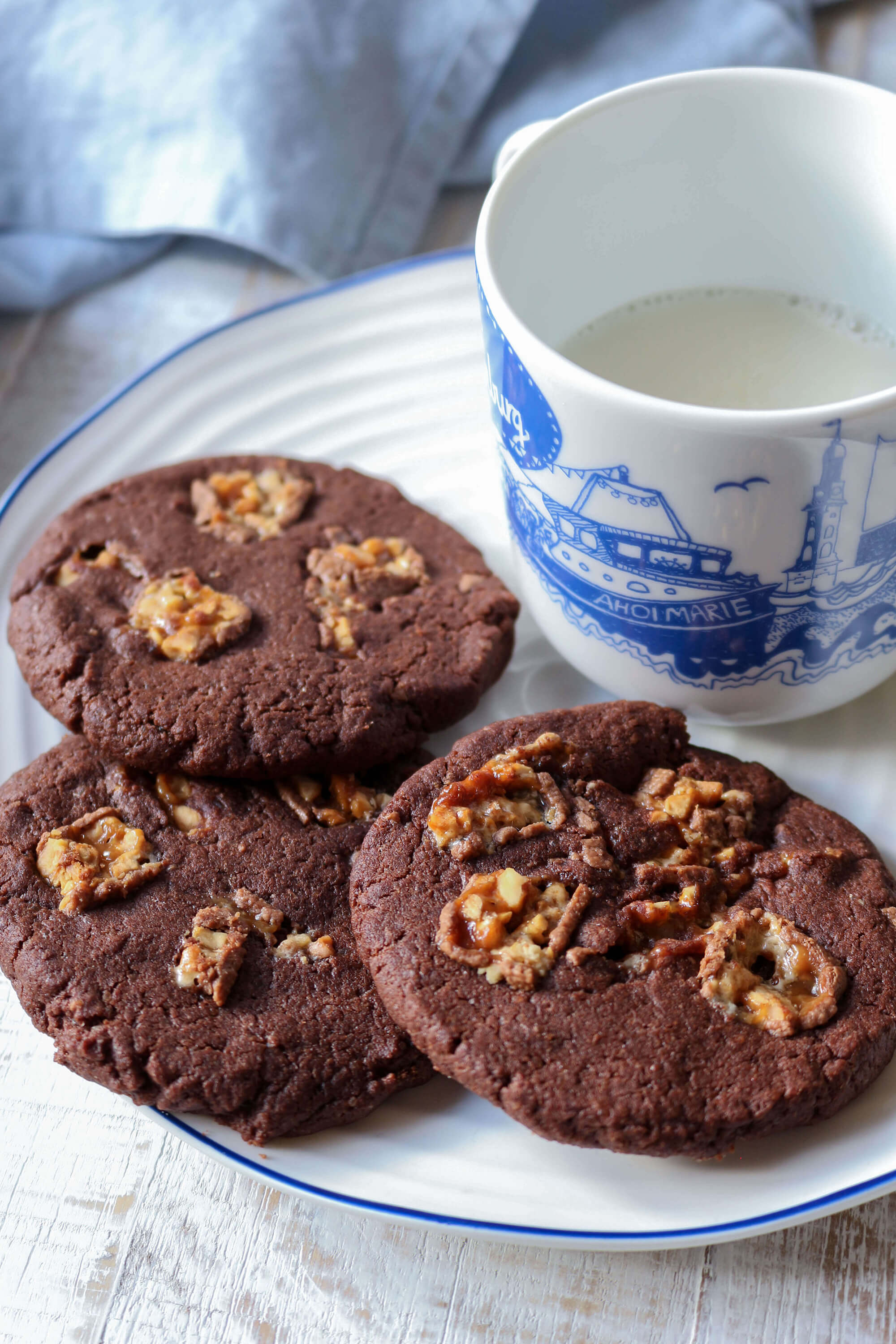 Chocolate Snickers Cookies von Kerstin Eitner