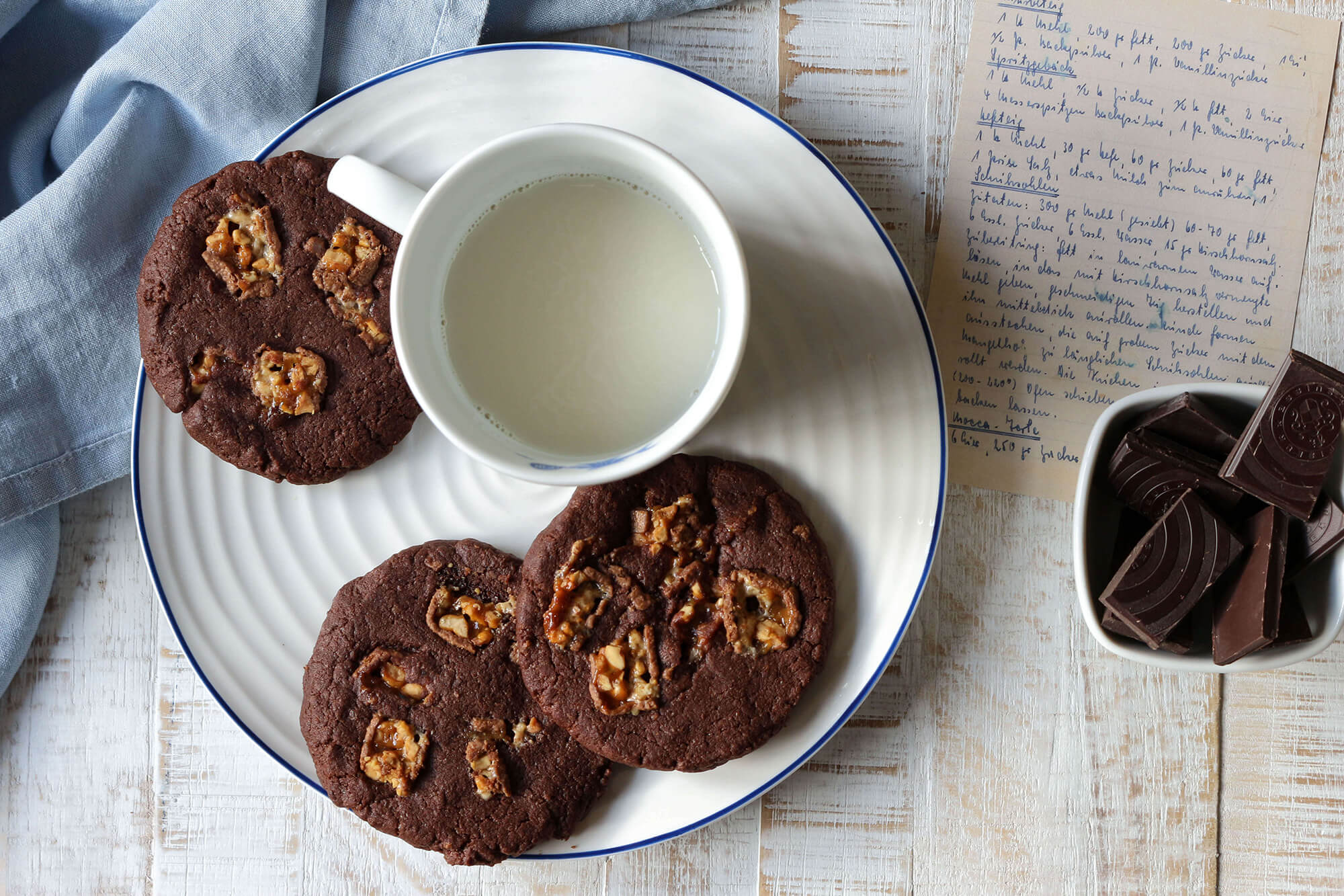 Chocolate Snickers Cookies von Kerstin Eitner