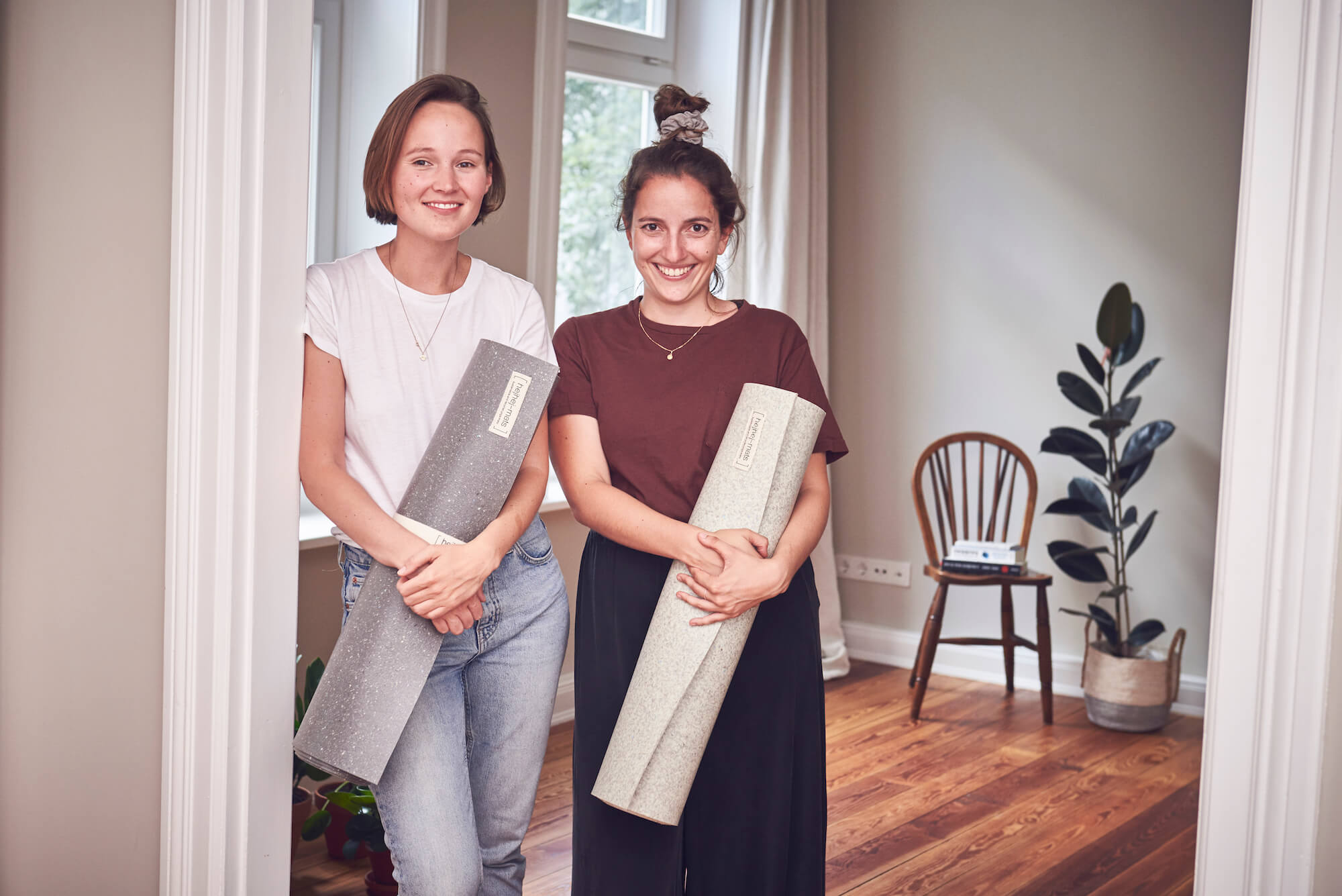 Portrait Anna Souvignier und Sophie Zephnik von hejhej-mats von Christin Schwarzer Photography