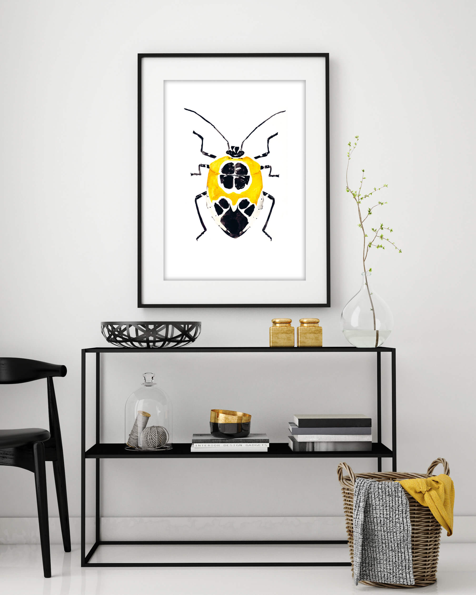 Yellow Beetle von Leo la Douce