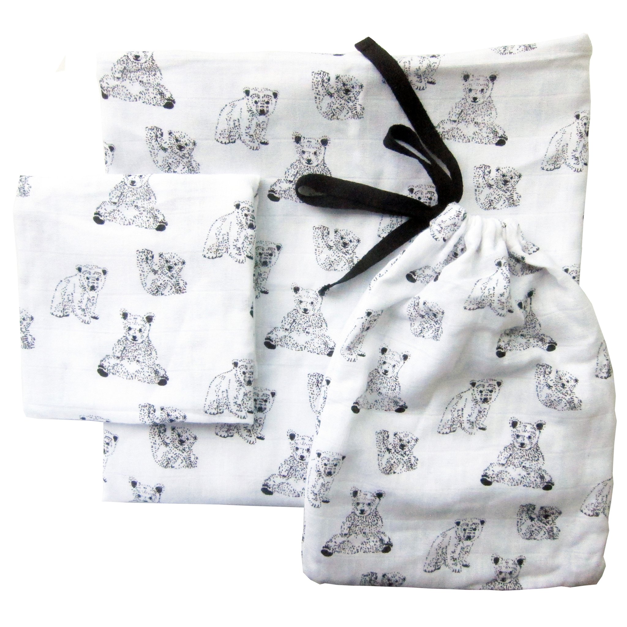 Bären Musselin Baby Set von nuukk