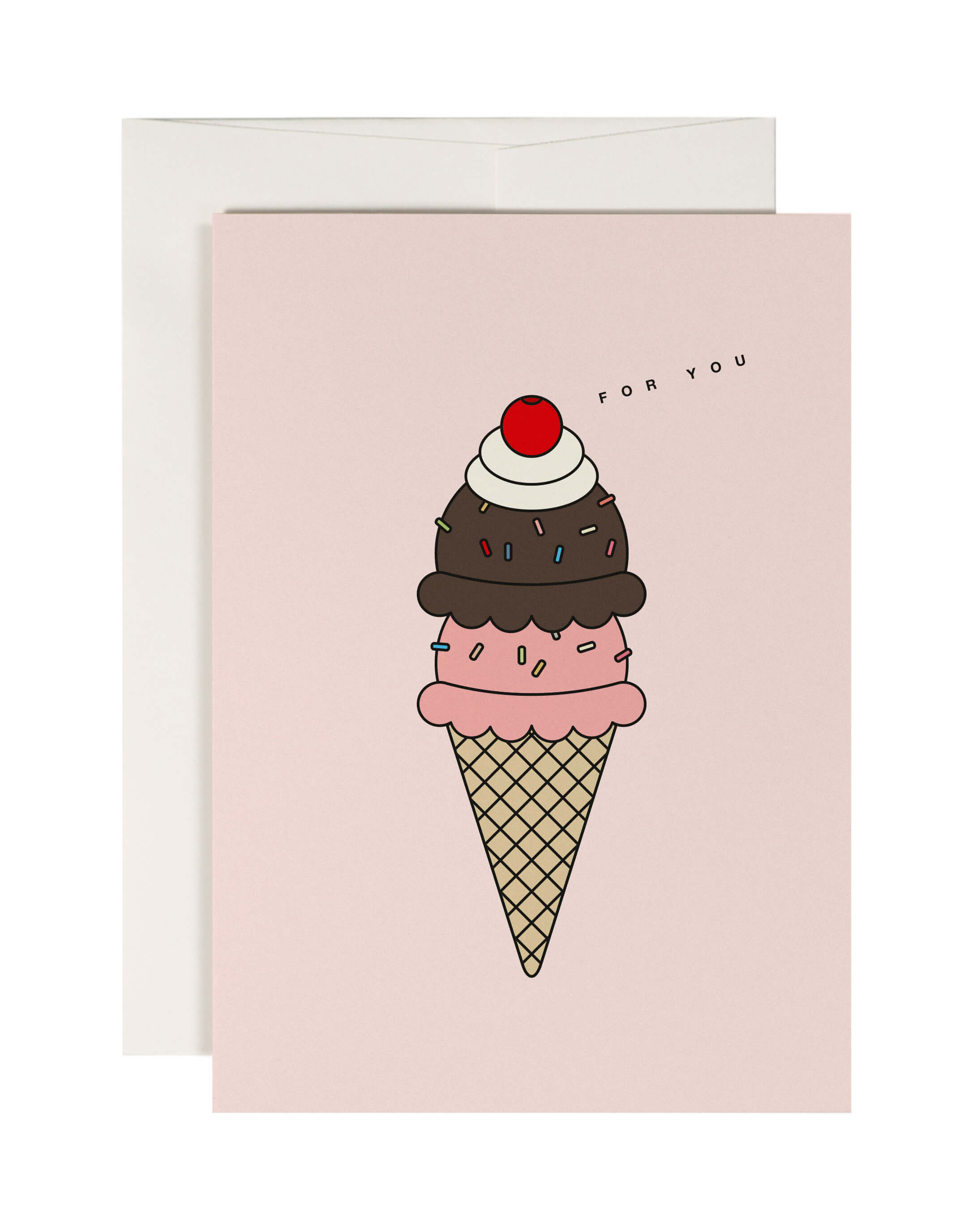 folding card ice cream by redfries