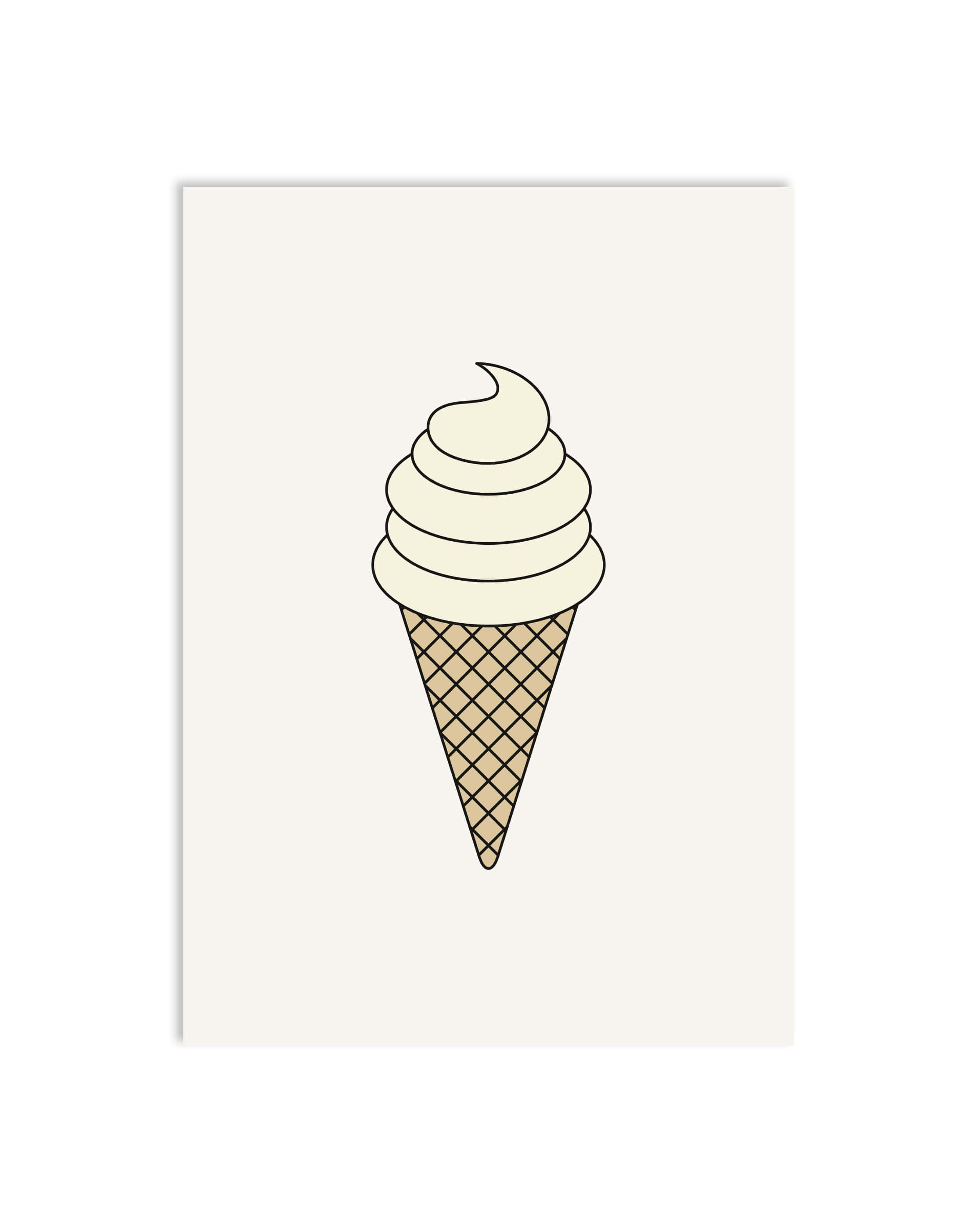 postcard ice cream by redfries