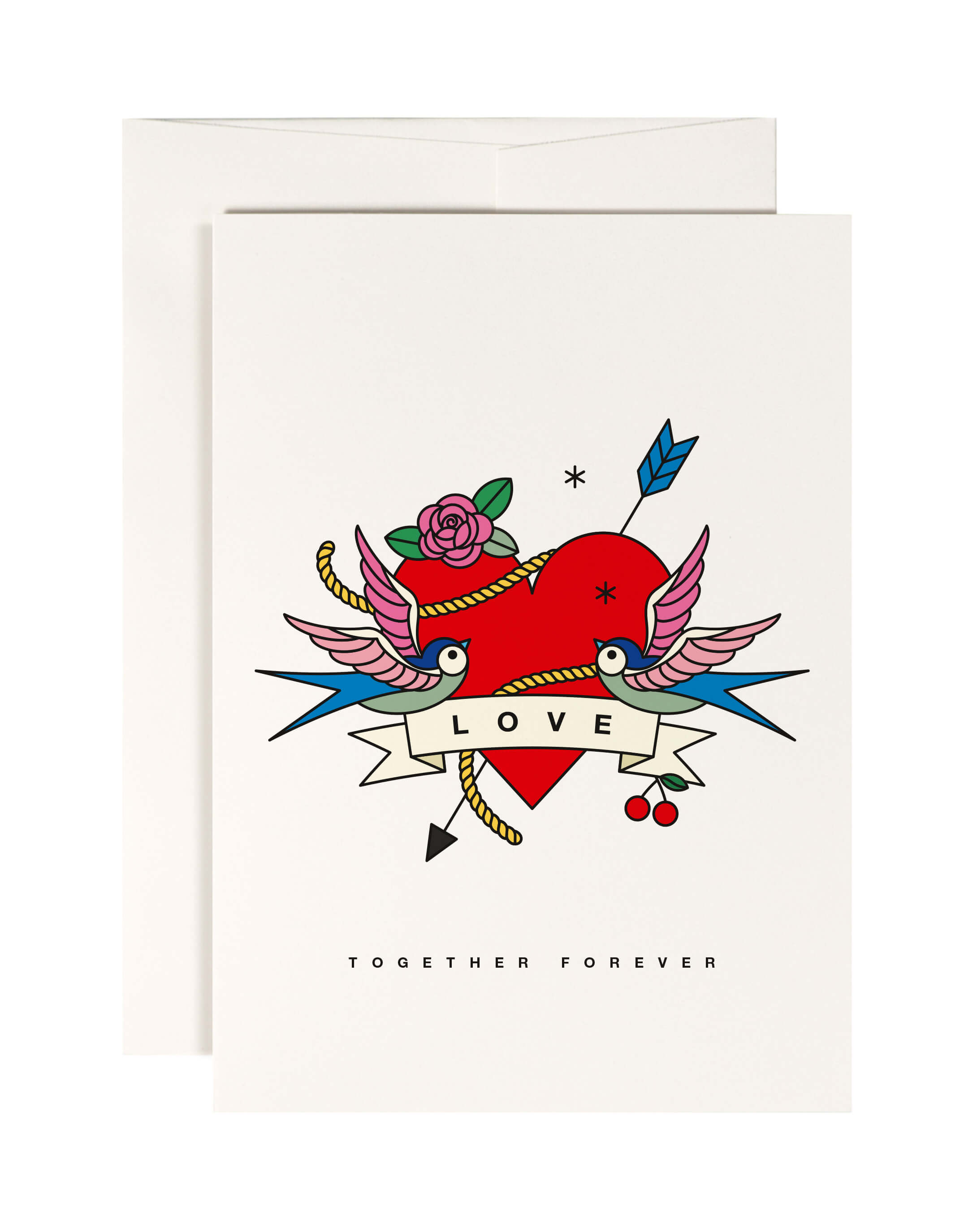 folding card eternal love by redfries