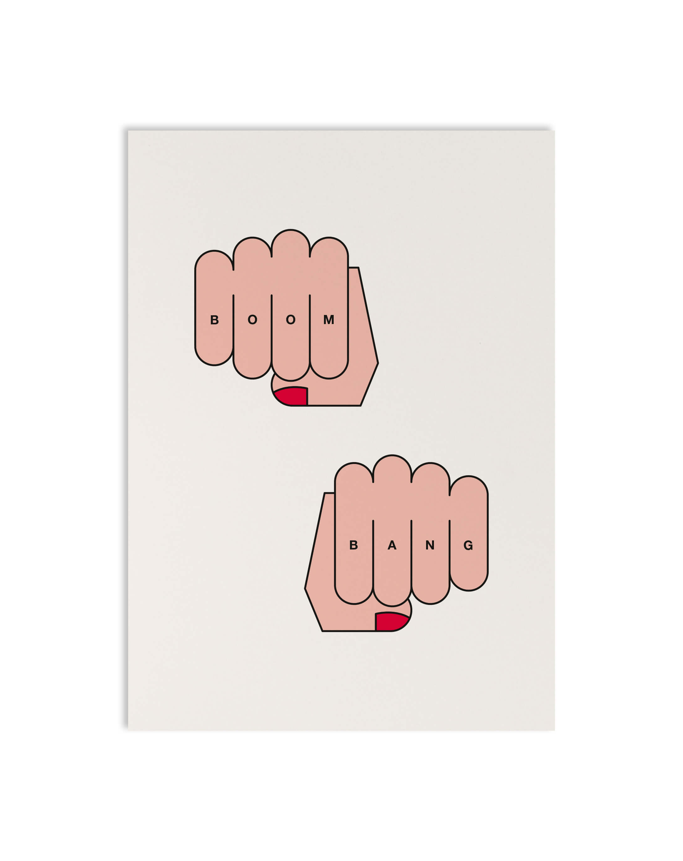 postcard boom bang by redfries