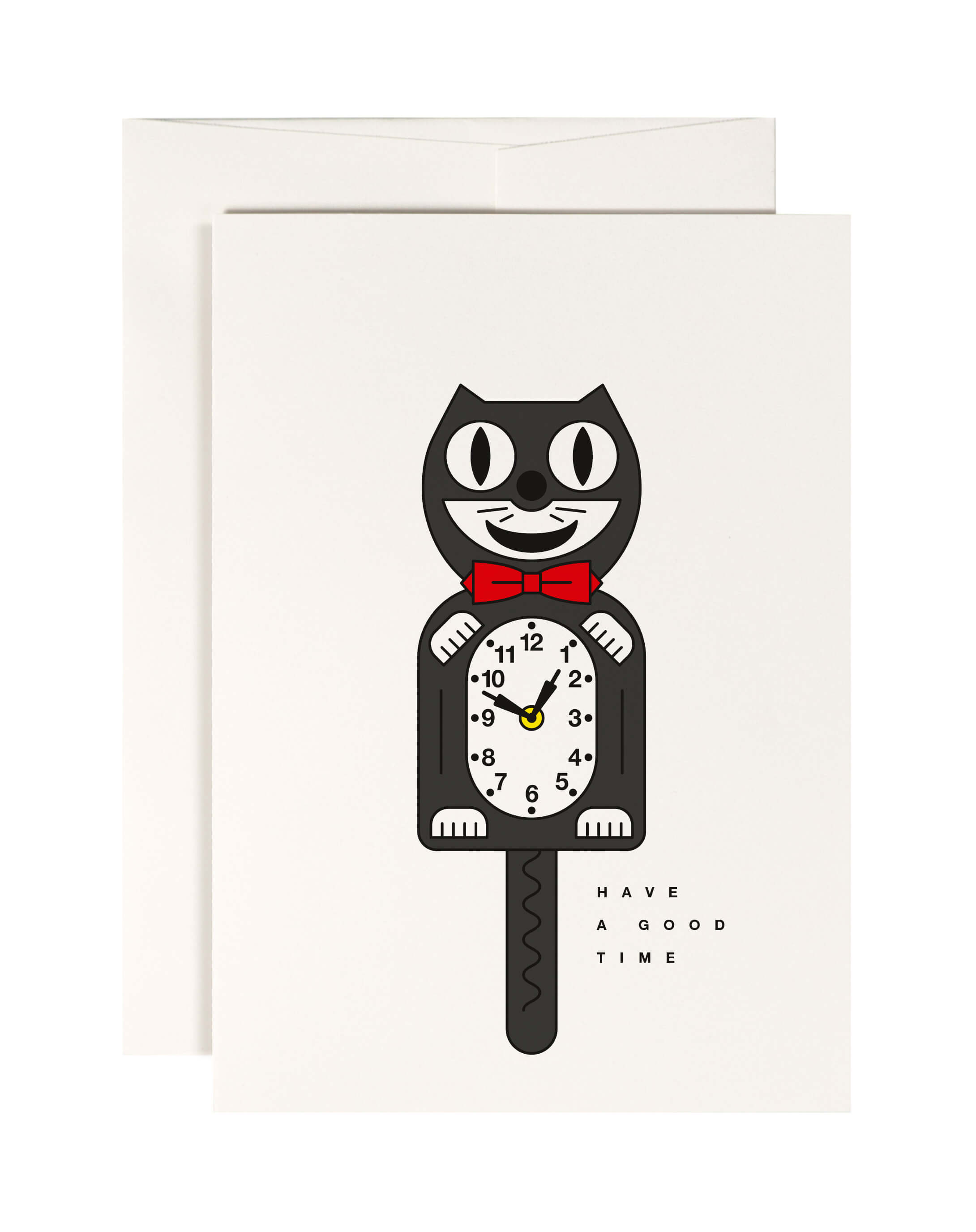 folding card crazy cat by redfries