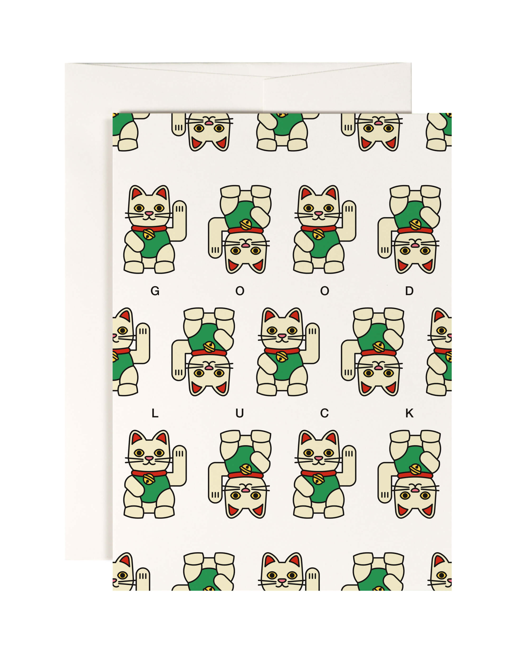 folding card lucky charm by redfries
