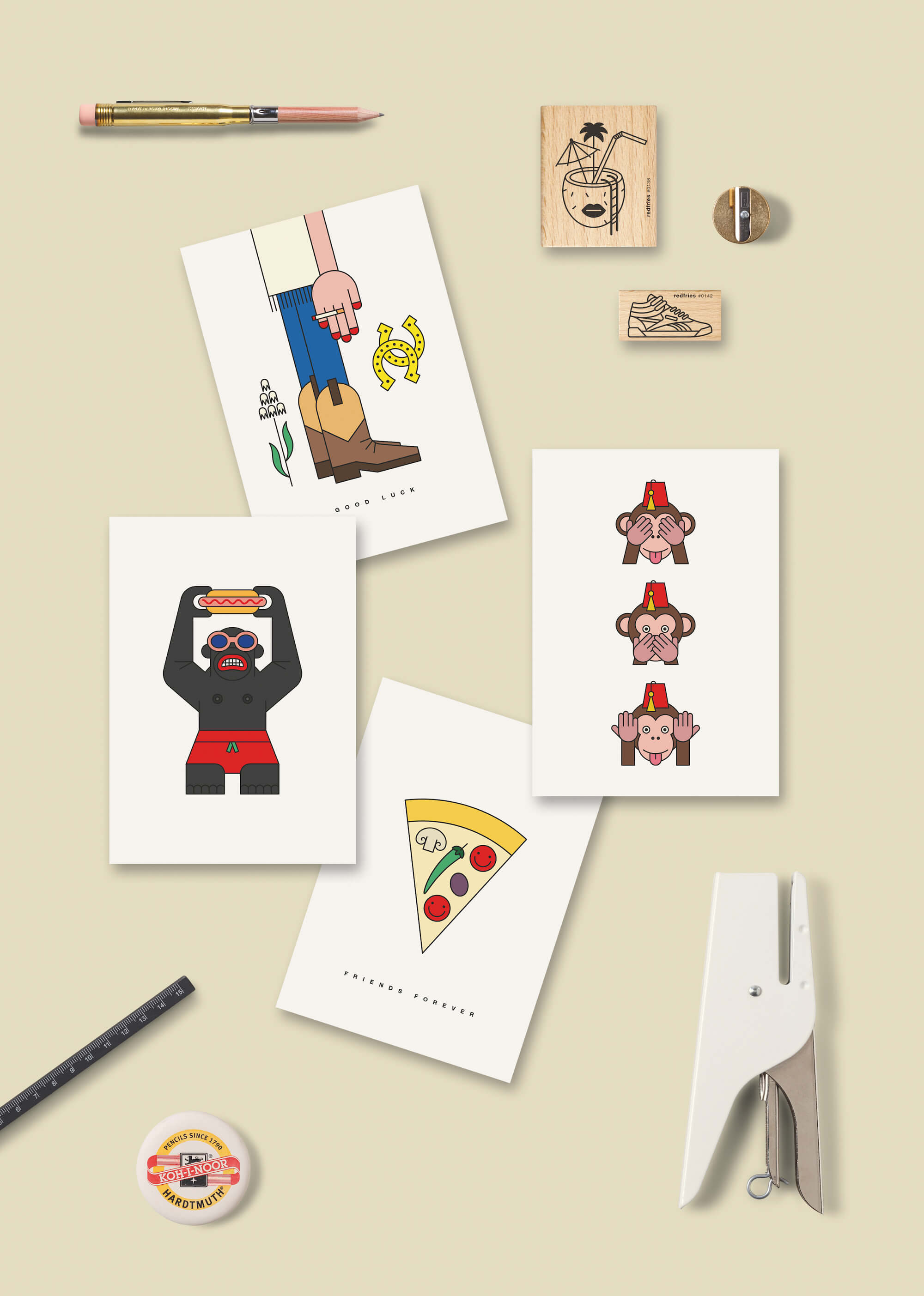 Postcards by redfries