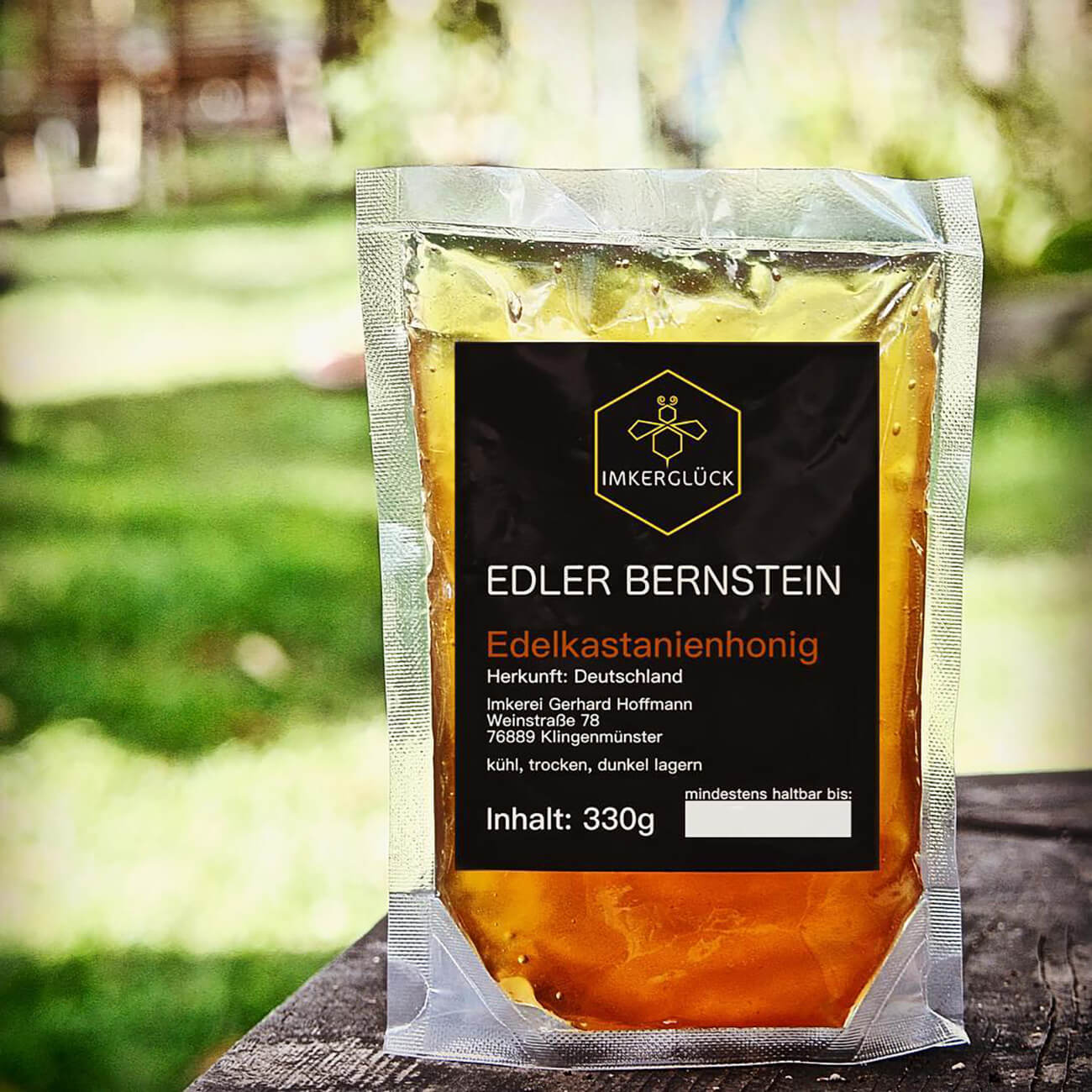 Edler Bernstein - Edelkastanienhonig von IMKERGLÜCK