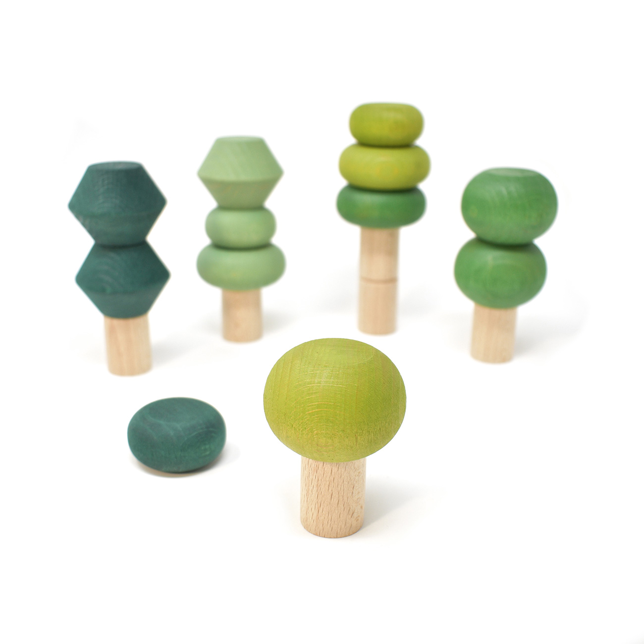 Holzspielzeug Sommerbäume von Lubulona