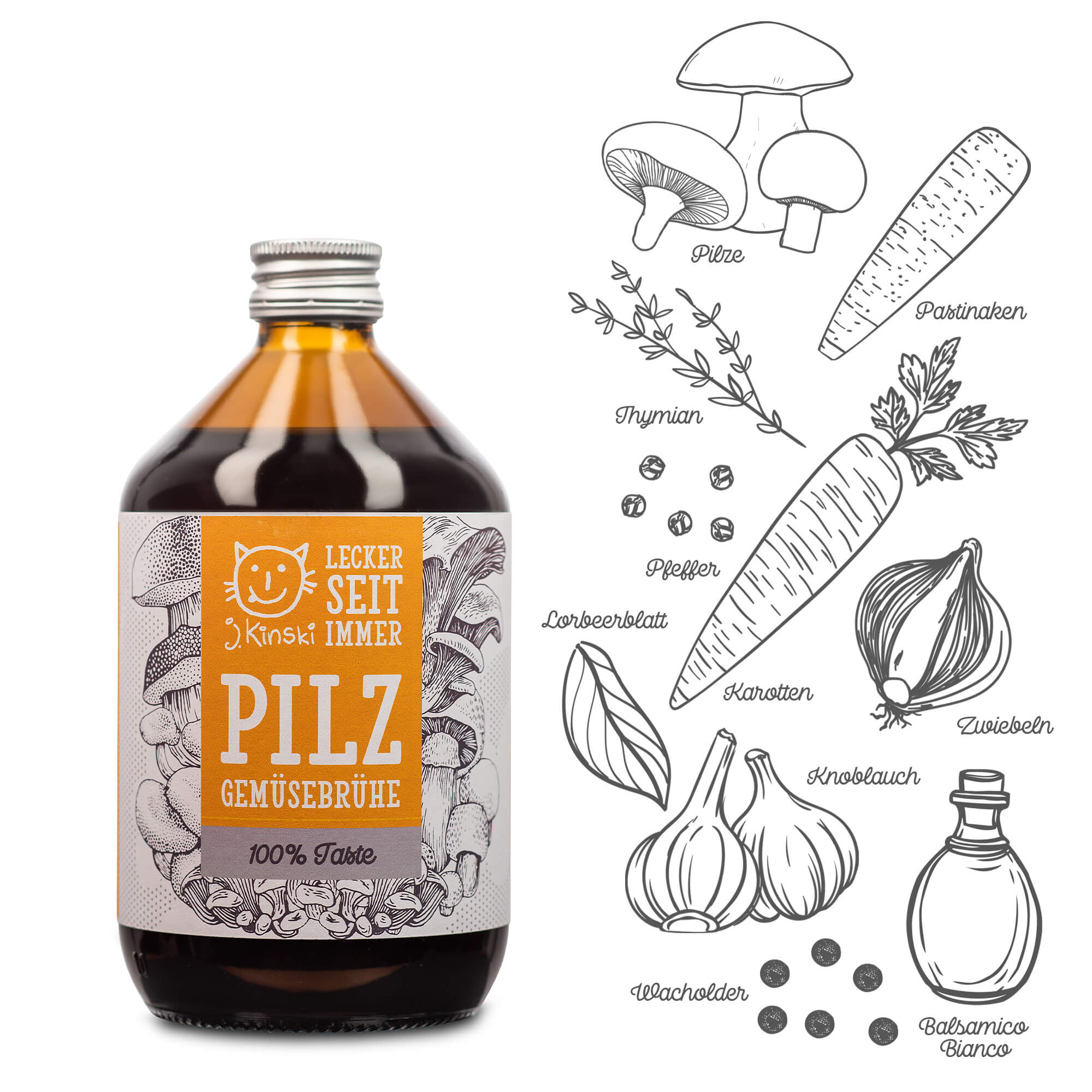 Bio Pilz Gemüsebrühe von J. Kinksi