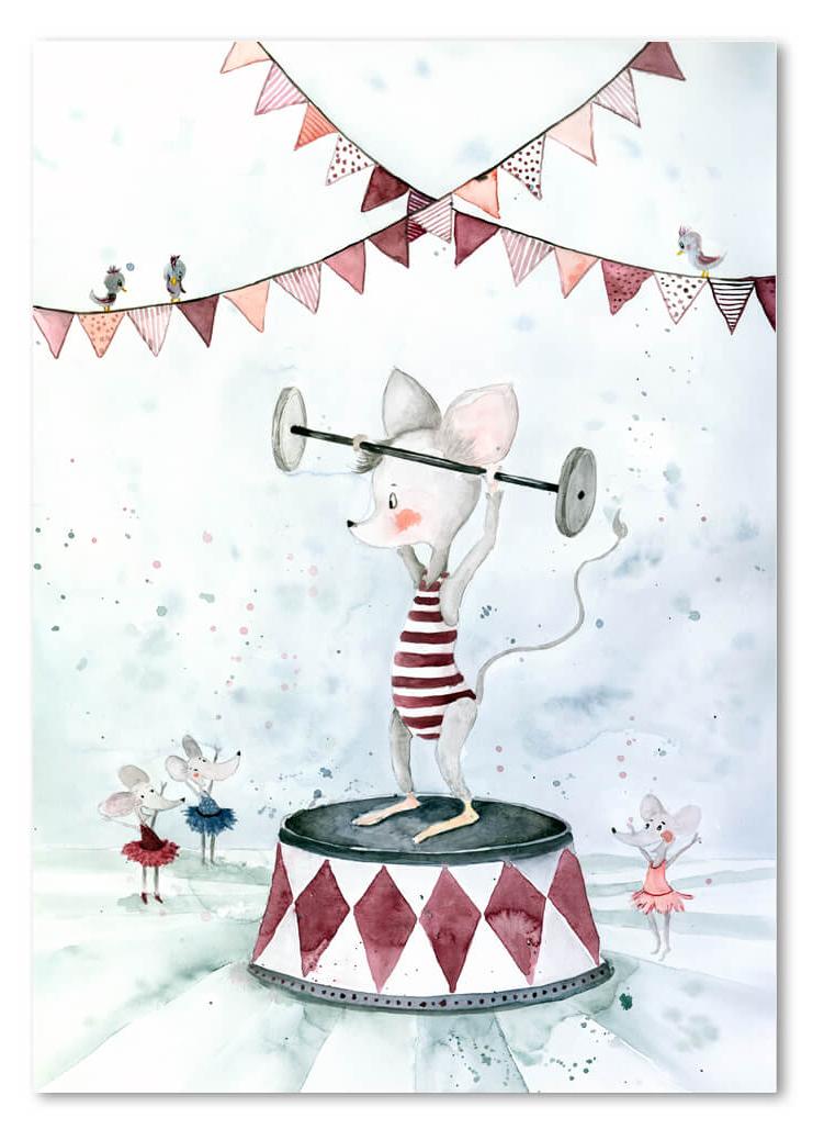 Muscle Mouse © Leo la Douce