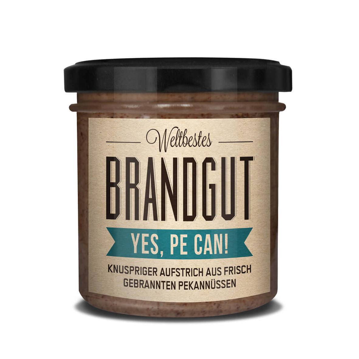 Brandgut Yes Pecan! - Knuspriger Aufstrich aus frisch gebrannten Pecannüssen von Brandgut