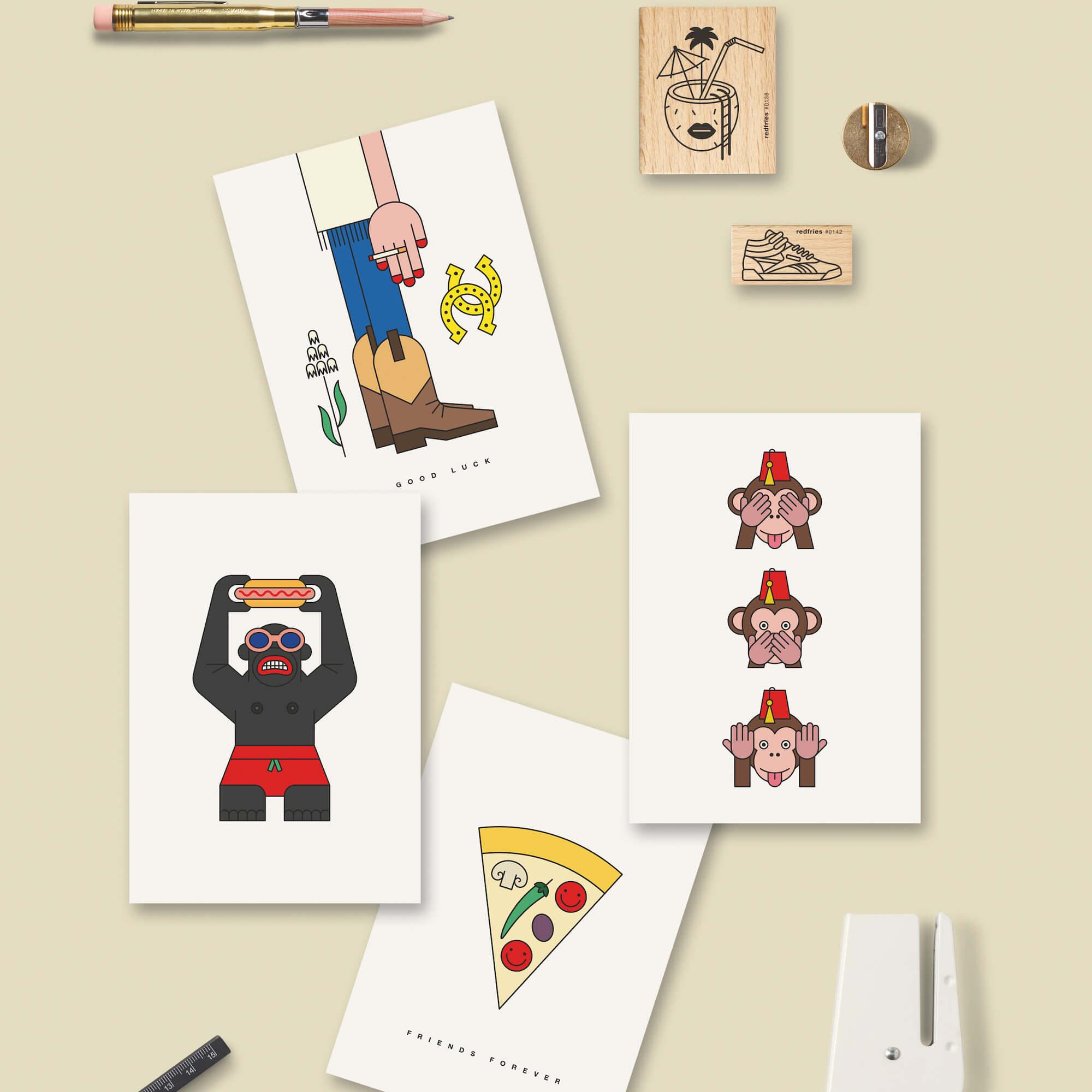 Postcards by redfries