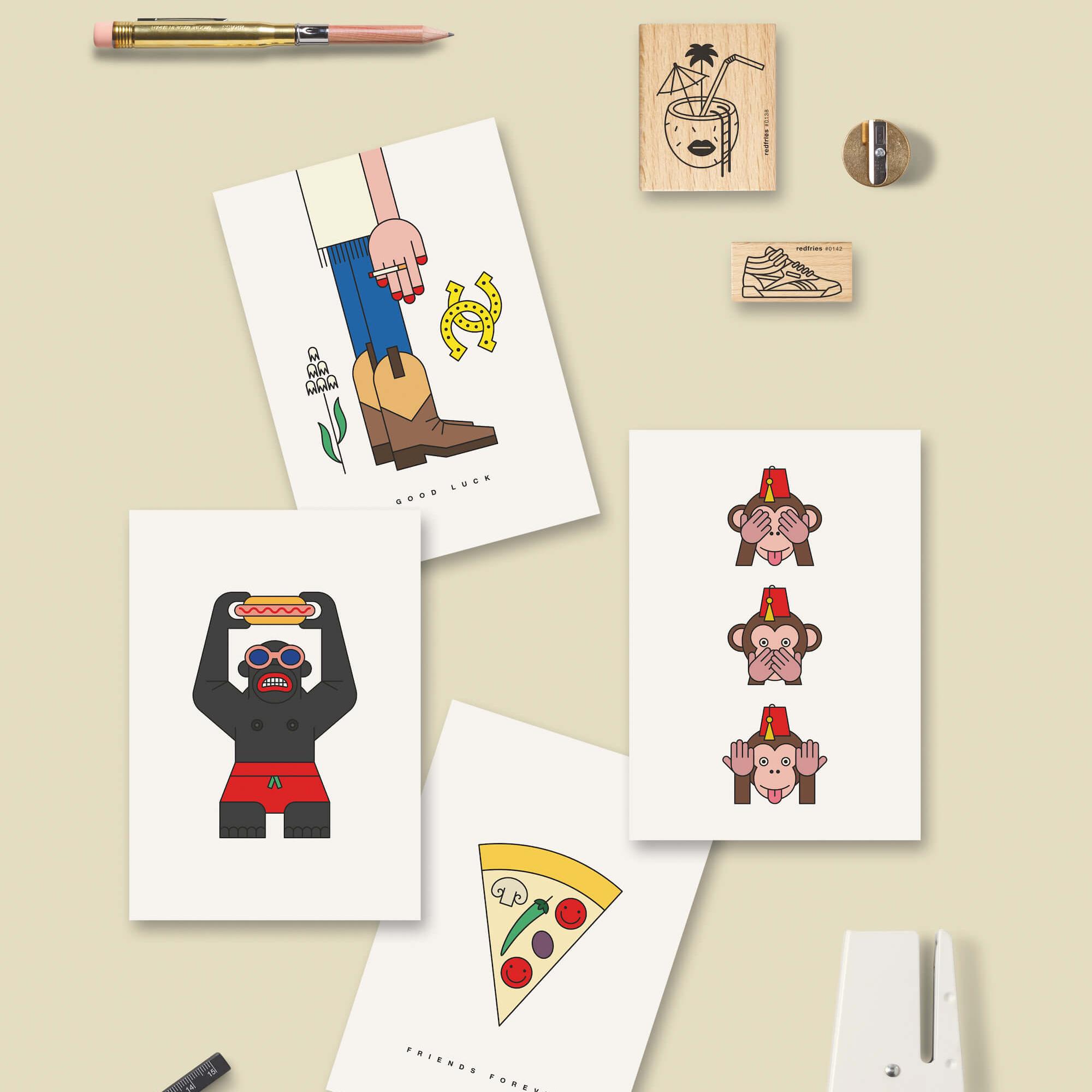 Postcards by redfries