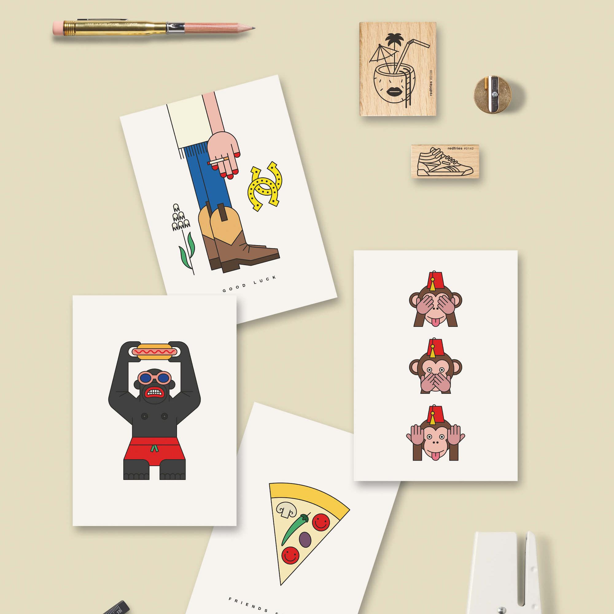 Postcards by redfries