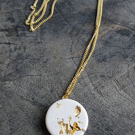 Halskette MARY | White Gold von Concrete Jungle