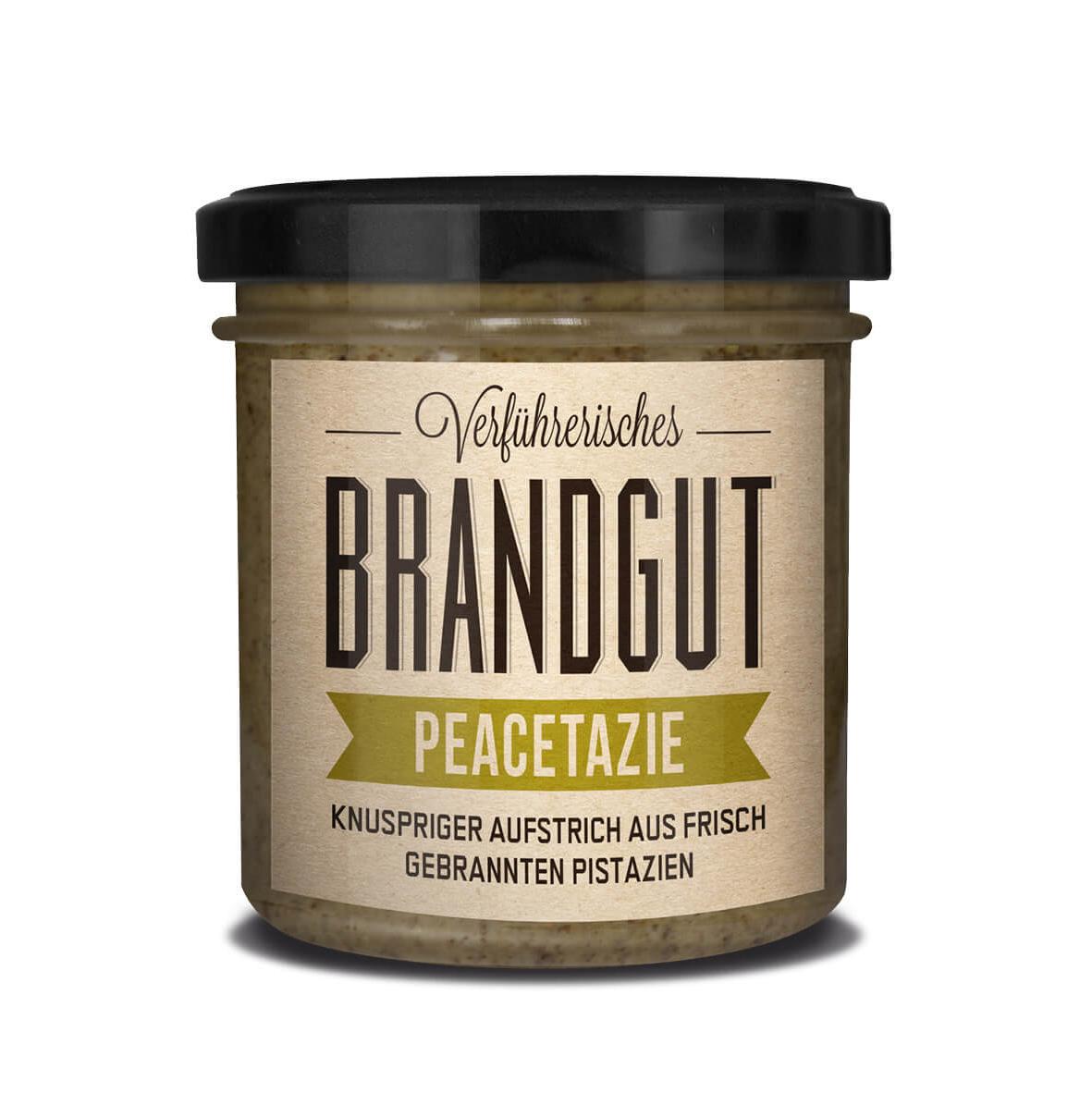 Brandgut Peacetazie - Knuspriger Aufstrich aus frisch gebrannten Pistazien von Brandgut